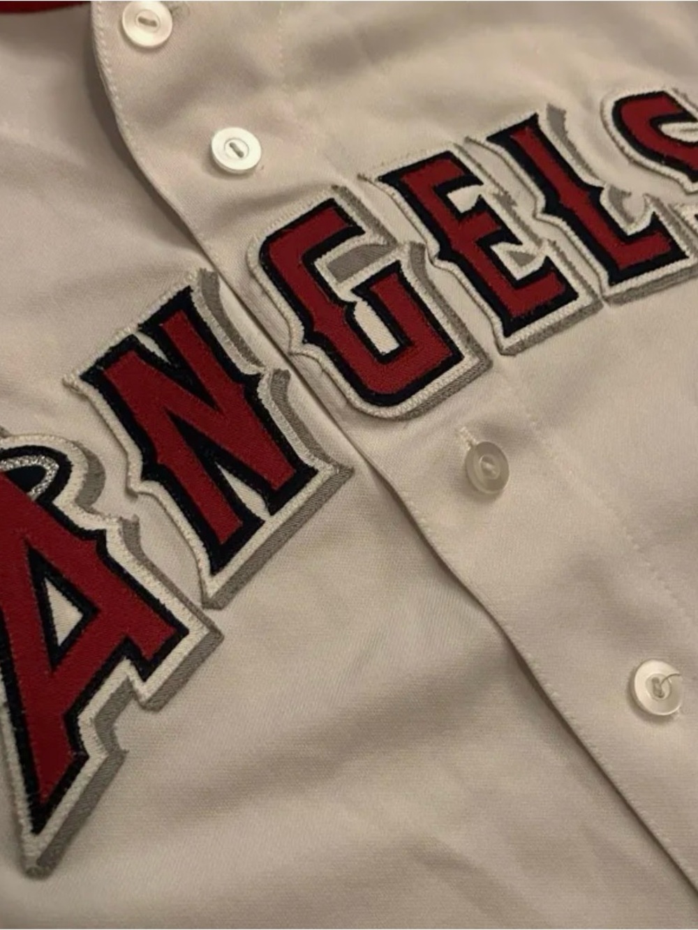 Anaheim Angels Youth Kids Baseball Jersey - Picture 3 of 4